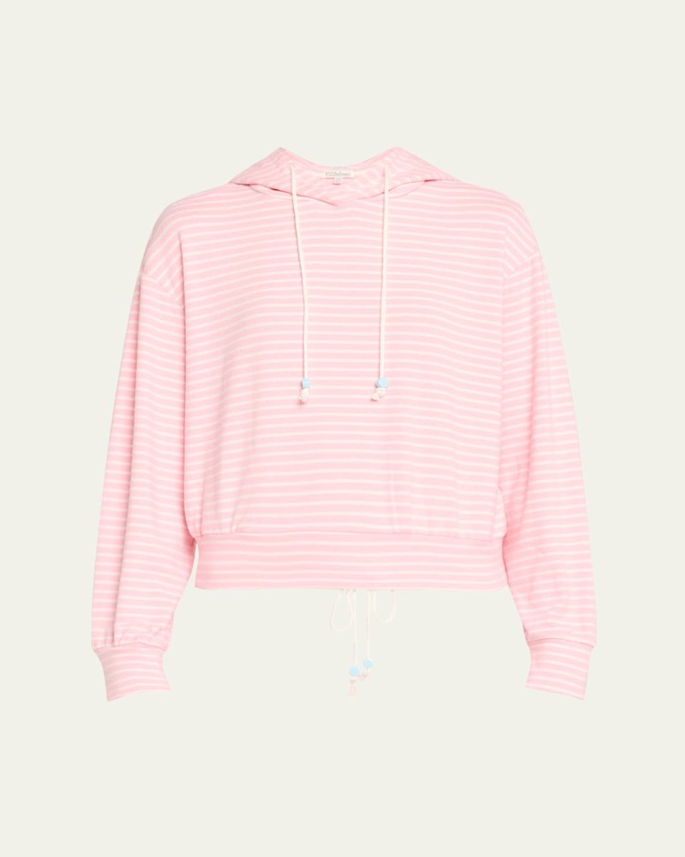 Happy Days Striped Hooded Sweatshirt